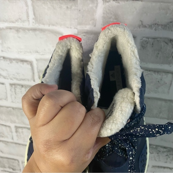 Stella Mccartney x Adidas Irana Fur High Top Sneakers Size 7 - Picture 9 of 11